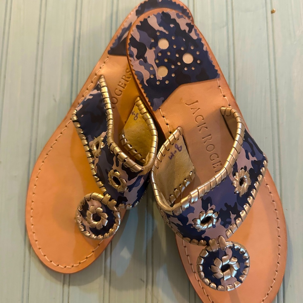 Brand New Without Tags, Size 8.5, Blue Camo